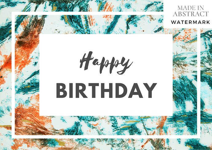 Happy Birthday - Nr.1