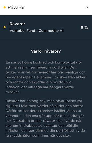 Råvaror Opti 6