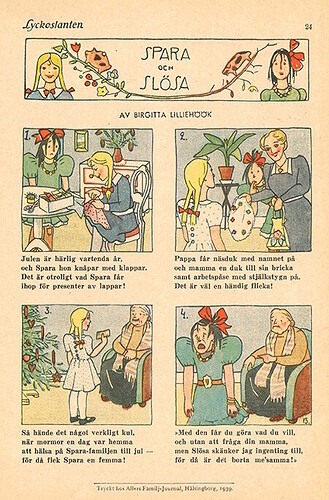 Spara slösa 1939