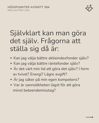 Avsnitt 384 - Lär känna LYSA 6