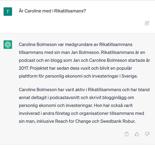 Jan Bolmesson's accomplishments