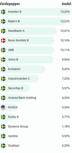 innehav aktier