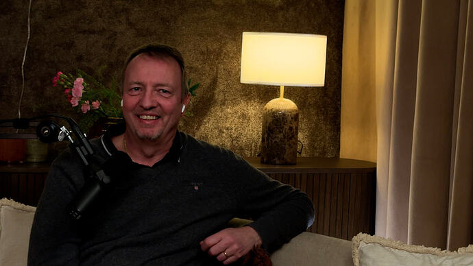 Bild från inspelningen med Erik