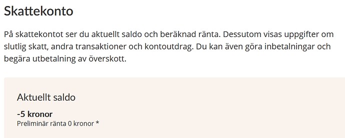 skattekonto