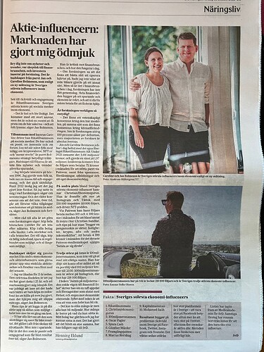 Artikeln i SvD