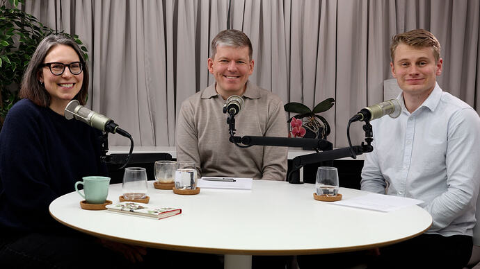 Jan, Oliver och Caroline