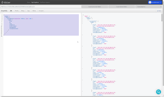 Data Explorer hos Tibber