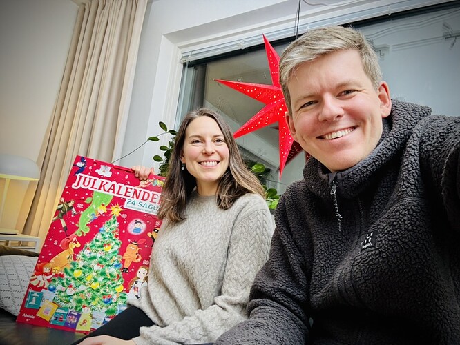 Caroline med inte en RikaTillsammans Julkalender