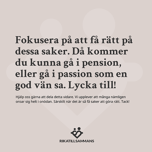 Sex saker att göra rätt i pensionen 10