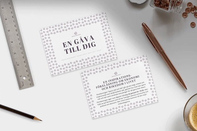 Digitalt presentkort till dig som vill ge bort föreläsningen