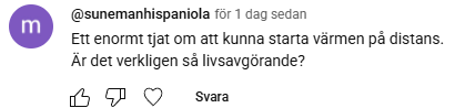 Youtube kommentar