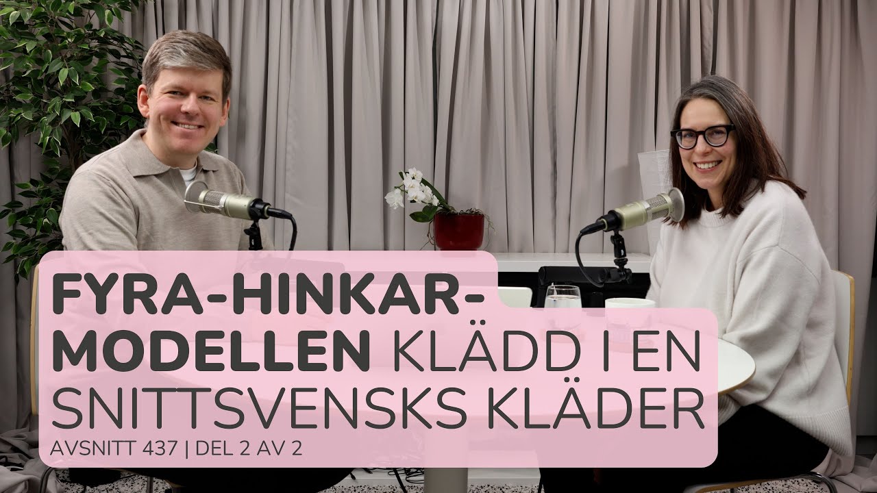 437. Fyra-hinkar-modellen klädd i en snittsvensks siffror | Del 2 av 2