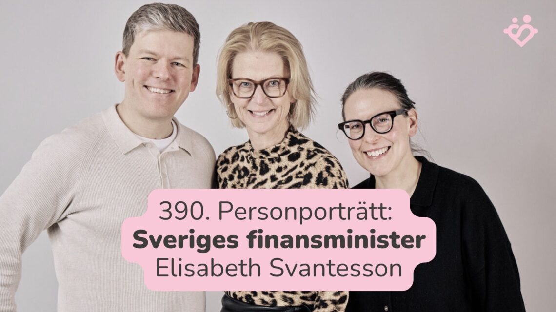 Personporträtt: Elisabeth Svantesson, Sveriges finansminister