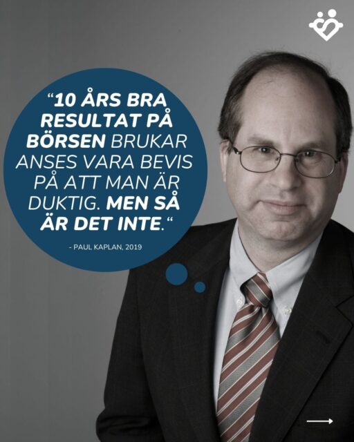 Bra resultat på börsen i 10 år? Det betyder inte att man är skicklig