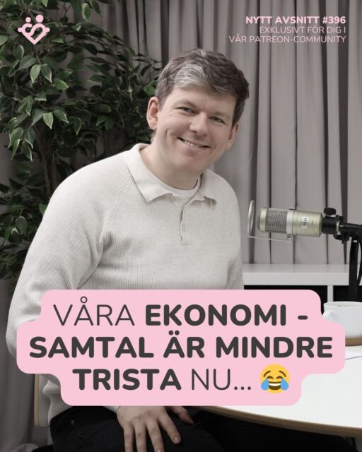 Våra ekonomisamtal är mindre trista nu… 😂