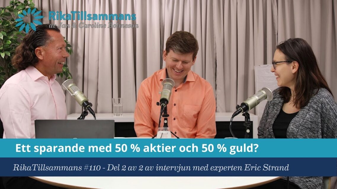 Ett sparande med 50 % aktier och 50 % guld?