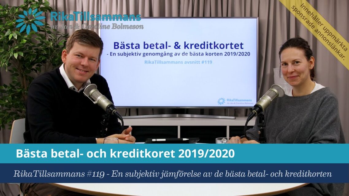 Bästa betal- och kreditkortet 2020