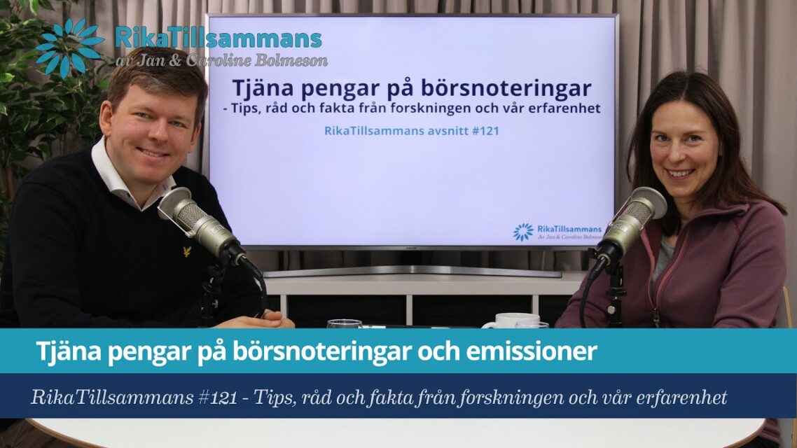 Tjäna pengar på börsnoteringar och emissioner