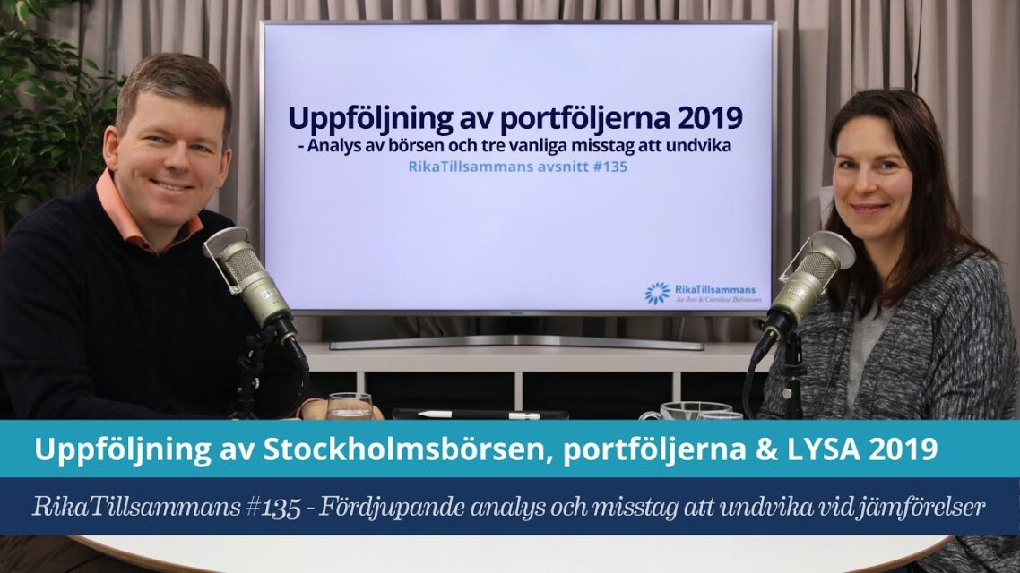 Uppföljning av portföljerna, Stockholmsbörsen & LYSA 2019