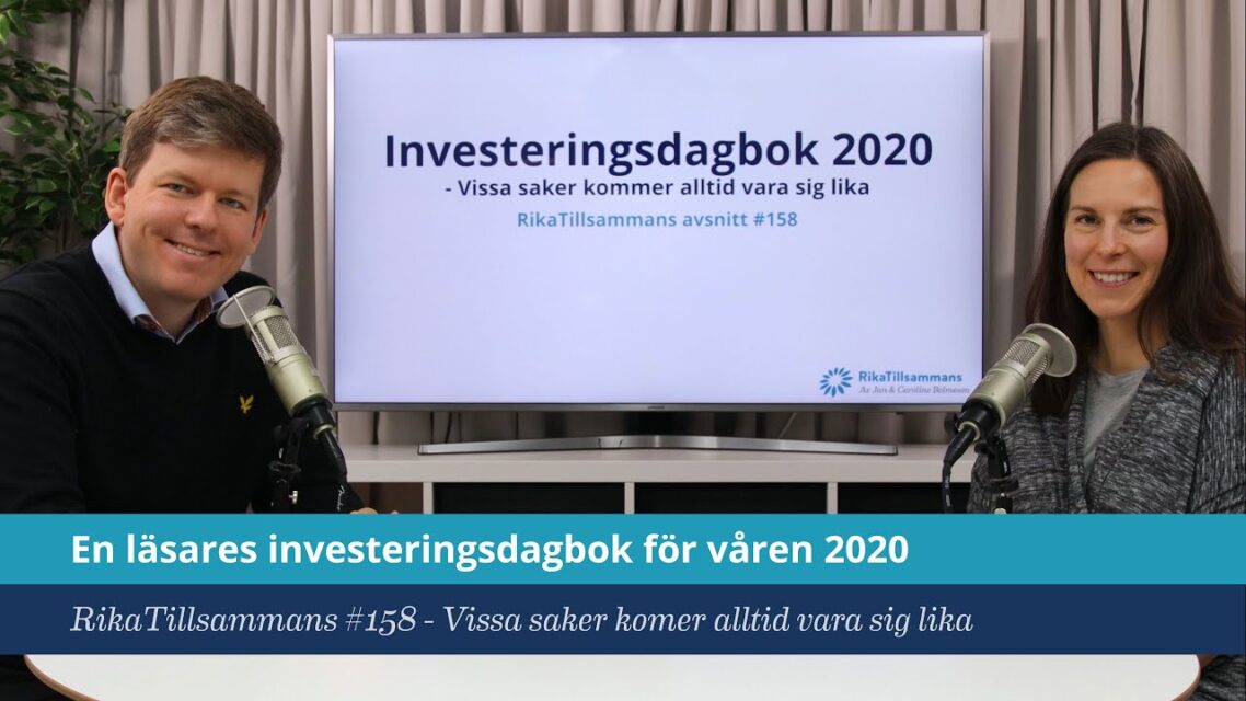 En läsares investeringsdagbok för våren 2020