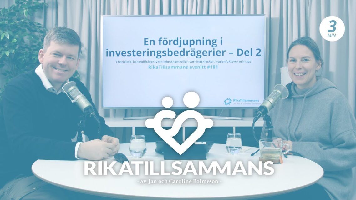 Om investeringsbedrägerier