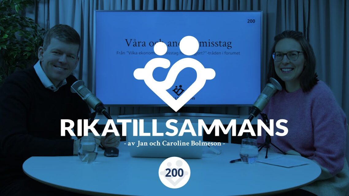 Våra och andras ekonomiska misstag (och de viktigaste sakerna att få rätt på)