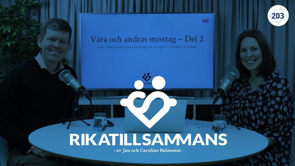 Ekonomiska misstag som vi och andra har gjort