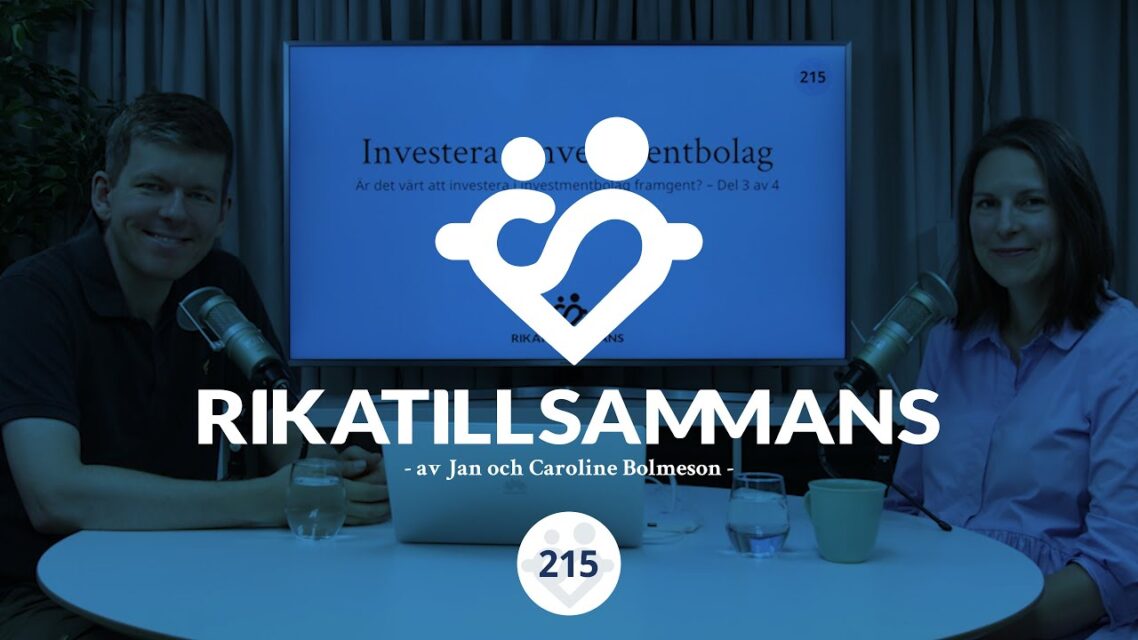 Investmentbolag tenderar utvecklas som svenska småbolag