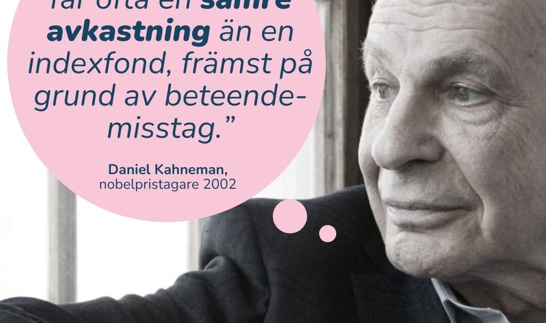 Snittspararen får ofta en sämre avkastning än en indexfond, främst på grund av beteendemisstag.