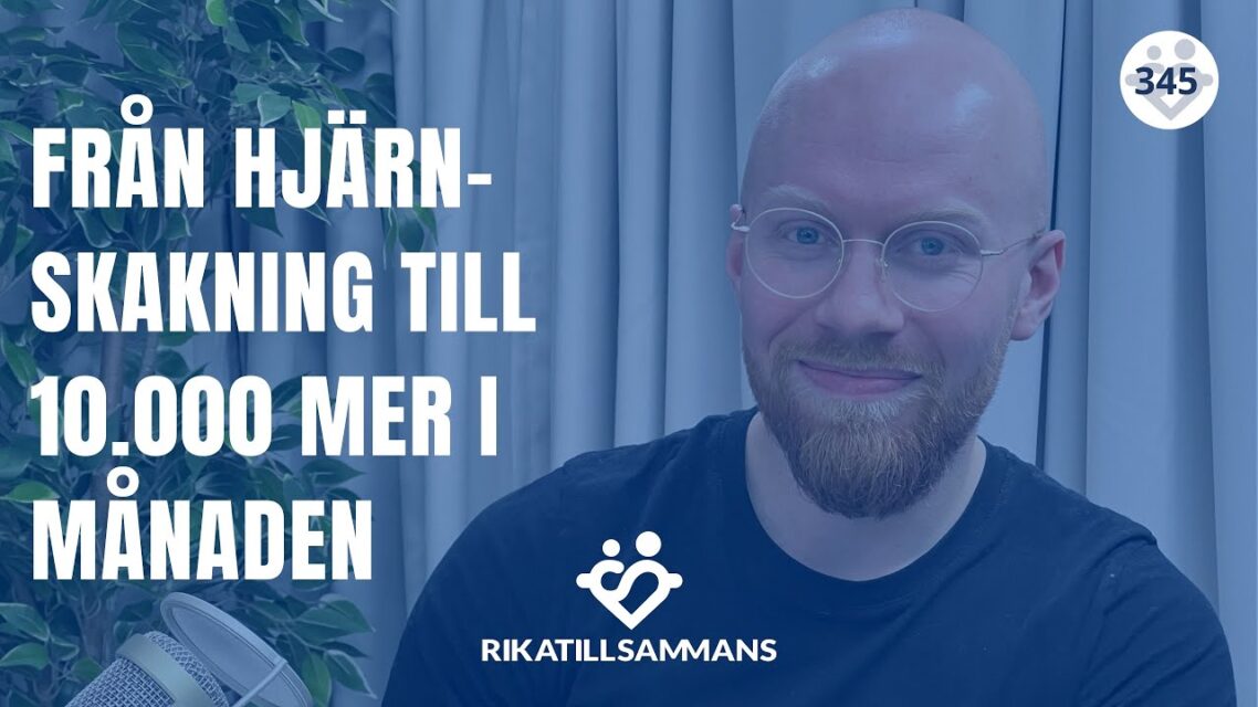 Från hjärnskakning till 10 tusen mer i månadslön och eget företag