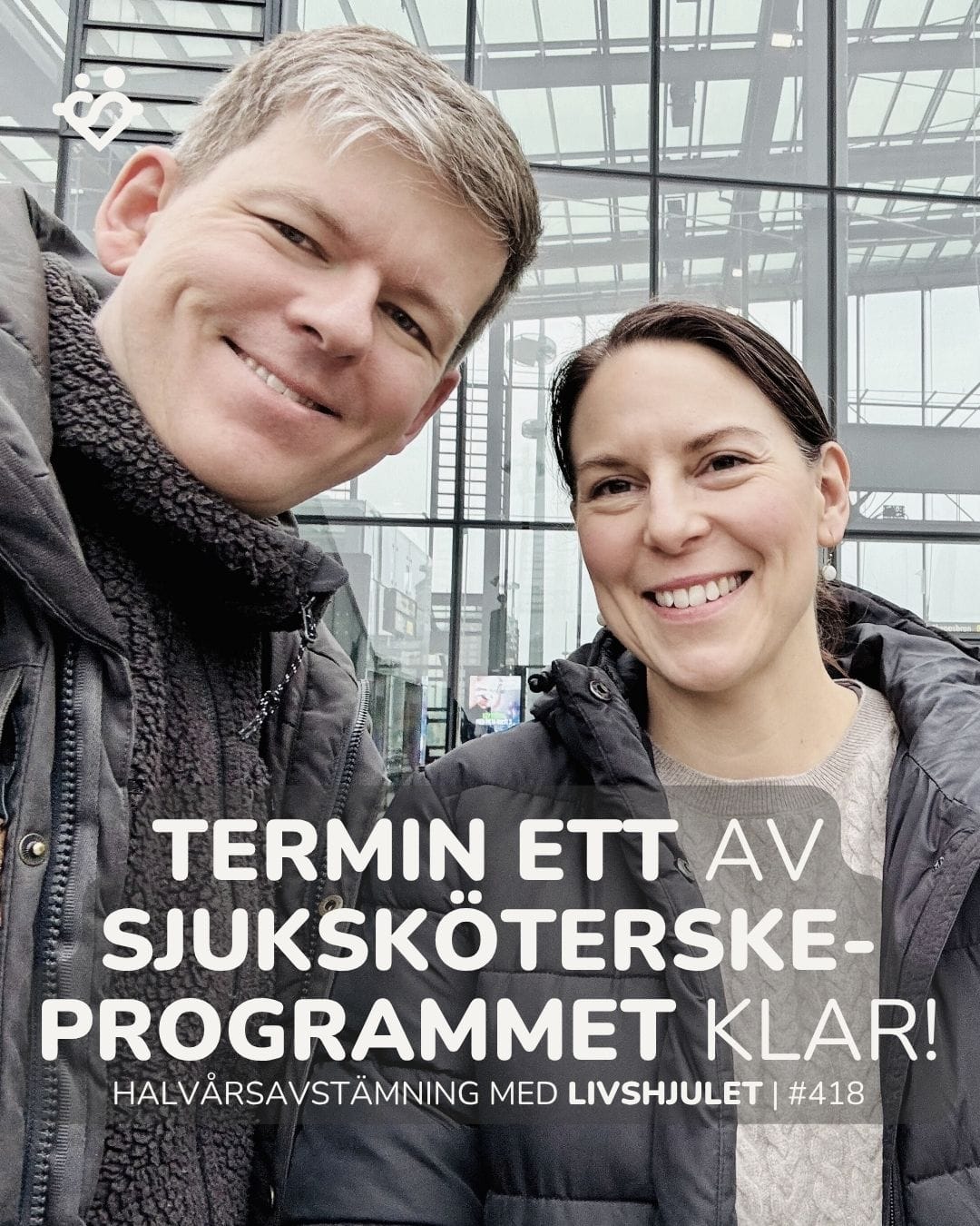 Termin ett av sjuksköterskeprogrammet är klar! | Halvårsavstämning med Livshjulet 2025