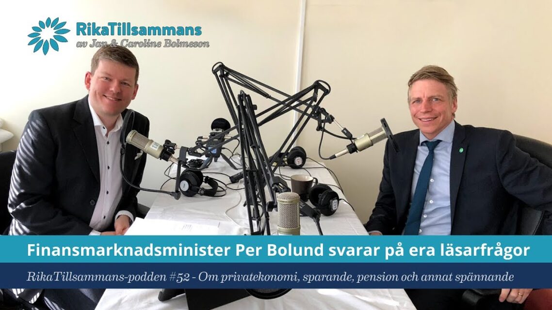 Finansmarknadsminister Per Bolund svarar på era läsarfrågor