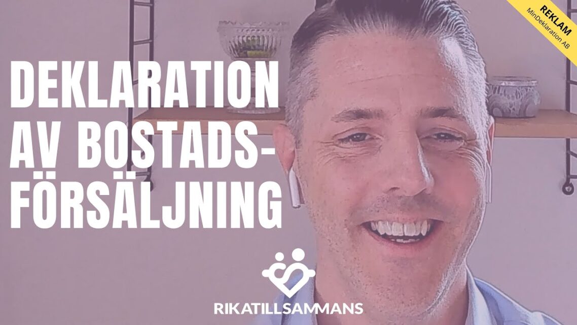 Deklaration av bostadsförsäljning