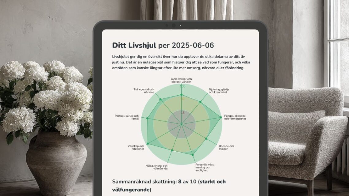 Gör livet rikare med livshjulet