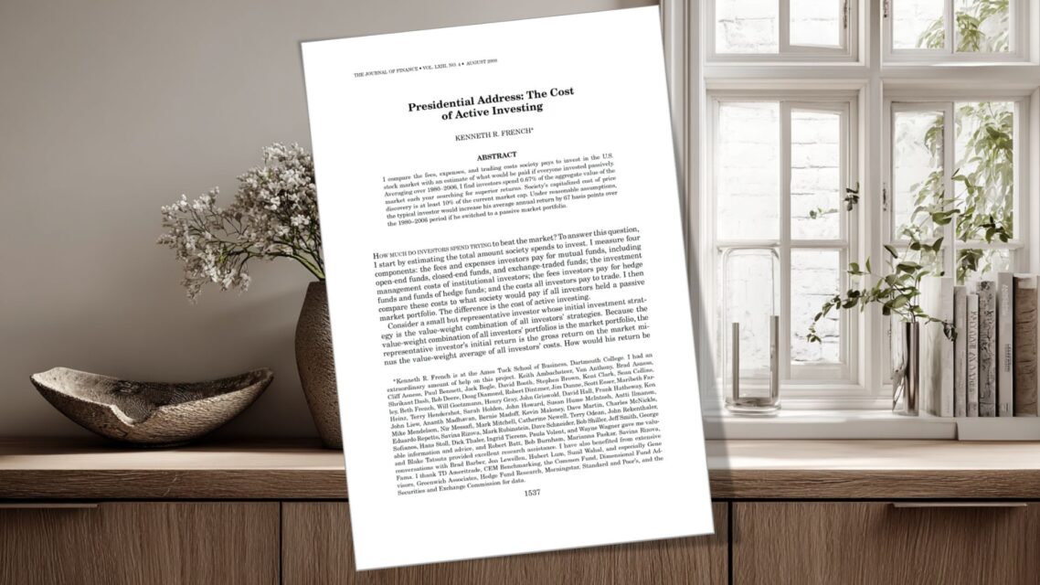 Presidential Address: The Cost of Active Investing
