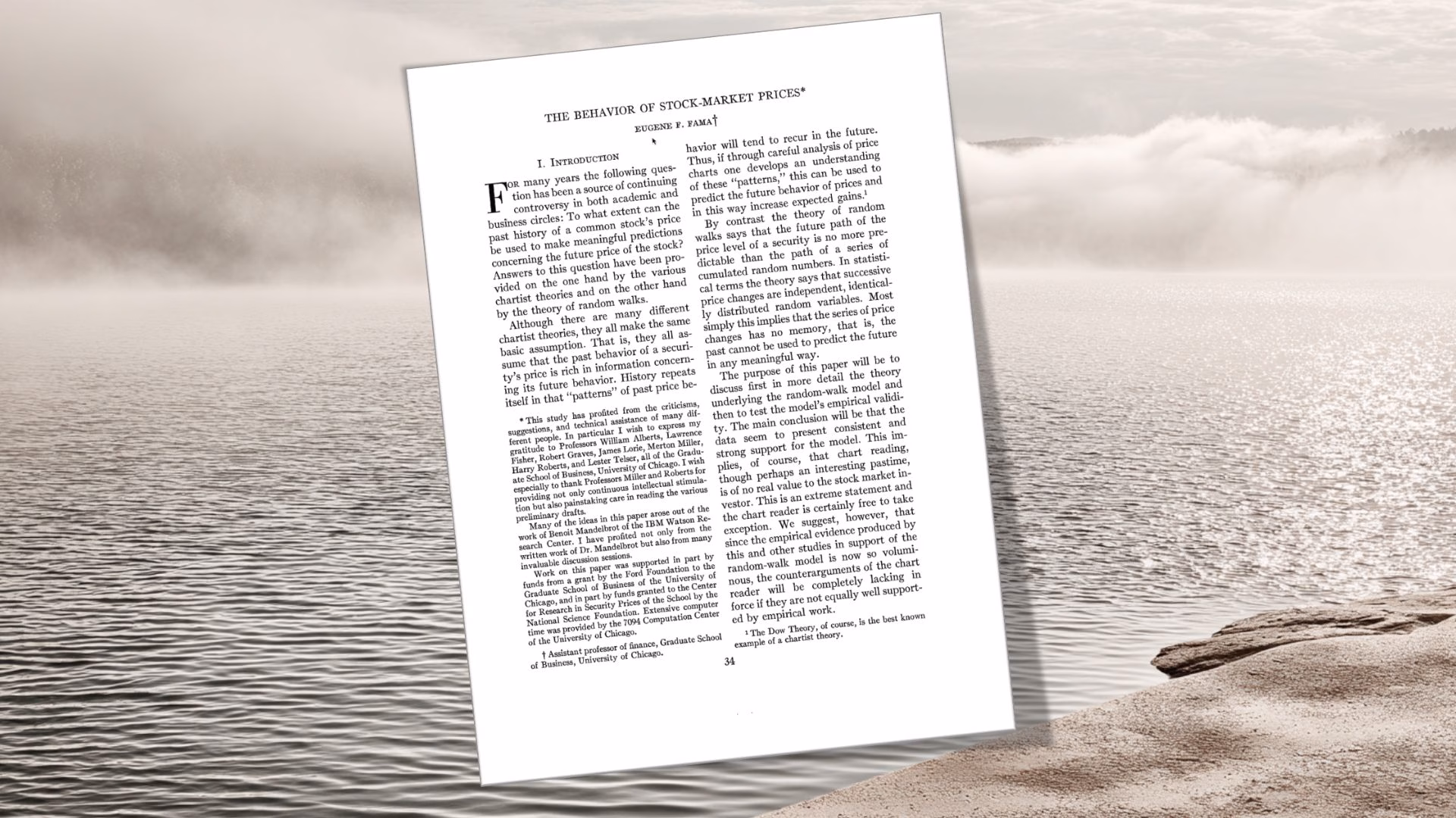 The Behavior of Stock-Market Prices