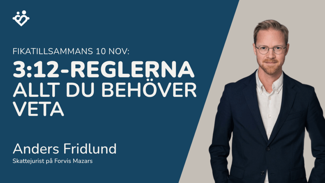 FikaTillsammans: om de nya 3:12-reglerna