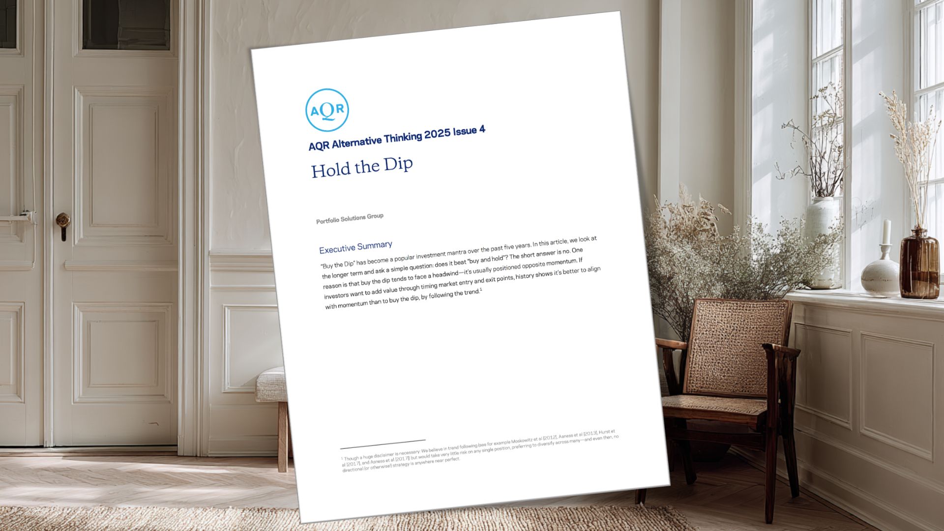 Hold the dip | Köp-behåll är bättre än buy-the dip