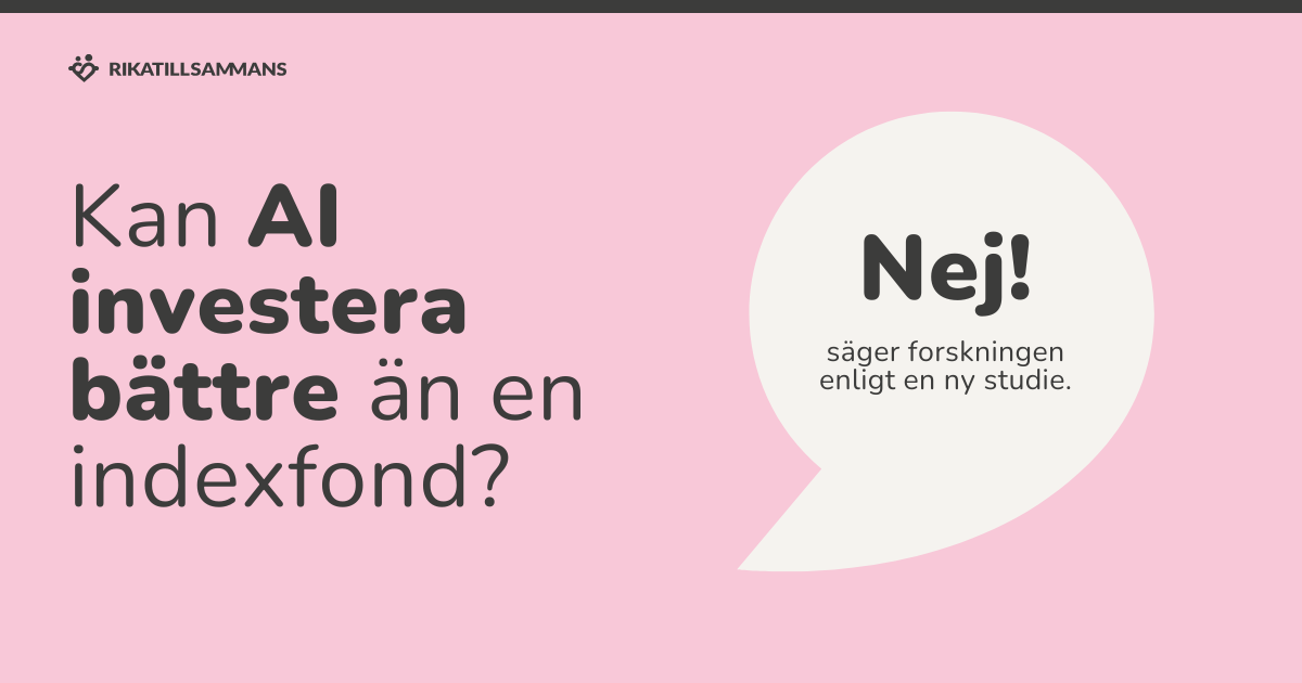 Kan en AI investera bättre än en indexfond?